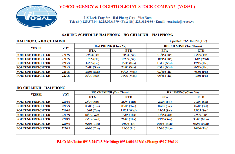 sailing-schedule-hai-phong-ho-chi-minh-hai-phong-update-26-04-2022-tue img